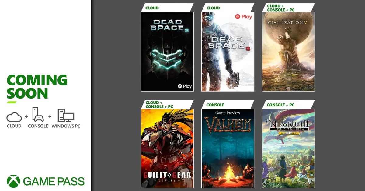 Xbox Game Pass games for March revealed