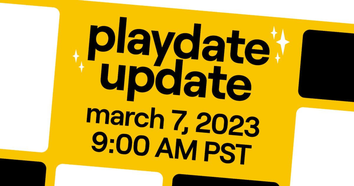 Playdate has an announcement show next week