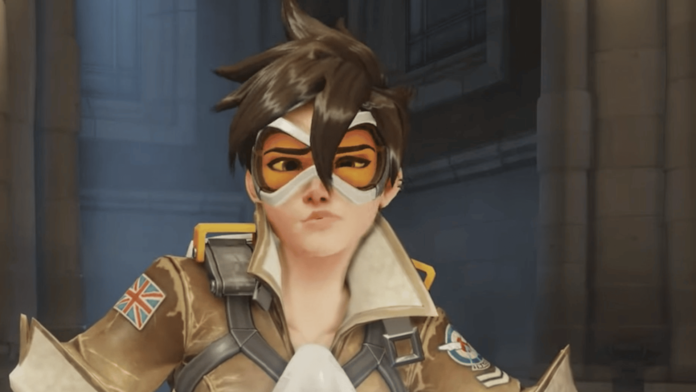 The hero Tracer from Overwatch