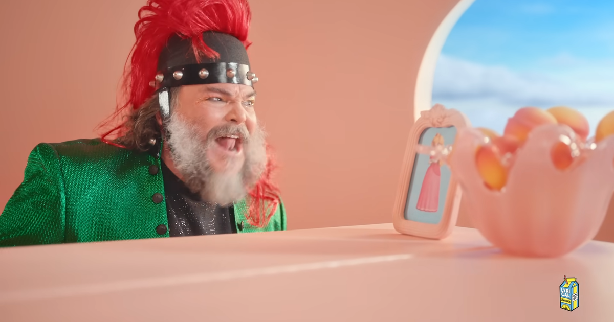 Jack Black's Super Mario Bros. Movie song rising up US charts