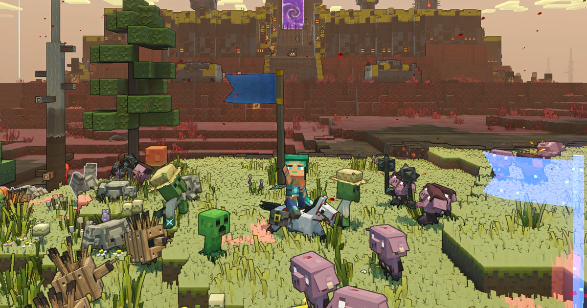 An hour or so with “action strategy” game Minecraft Legends