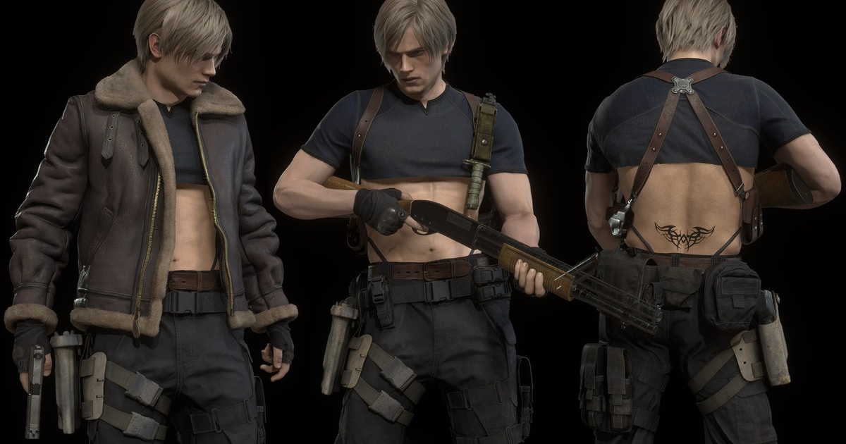 Resident Evil 4 Remake mods add Thomas The Tank Engine, tramp stamps and more