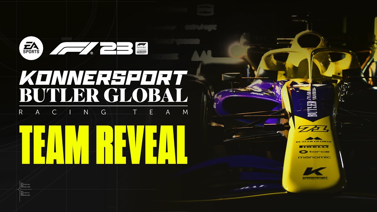 F1 23 Story Mode Announcement. What is Konnersport Butler Global Racing Team?