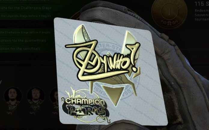 Valve Drops Paris Major Champions Sticker