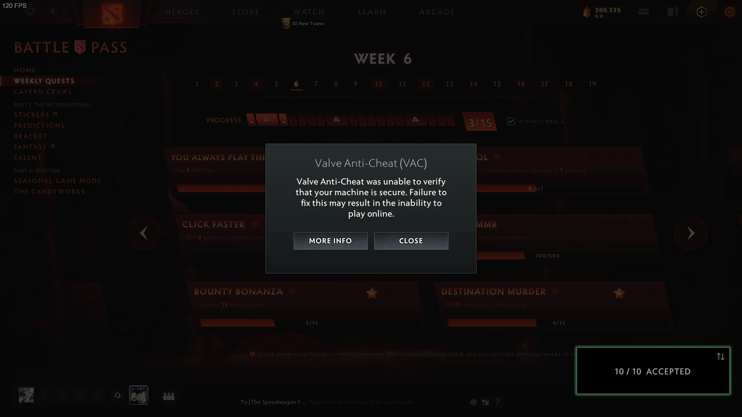 How to fix the Unable to Verify VAC error in Dota 2? » TalkEsport