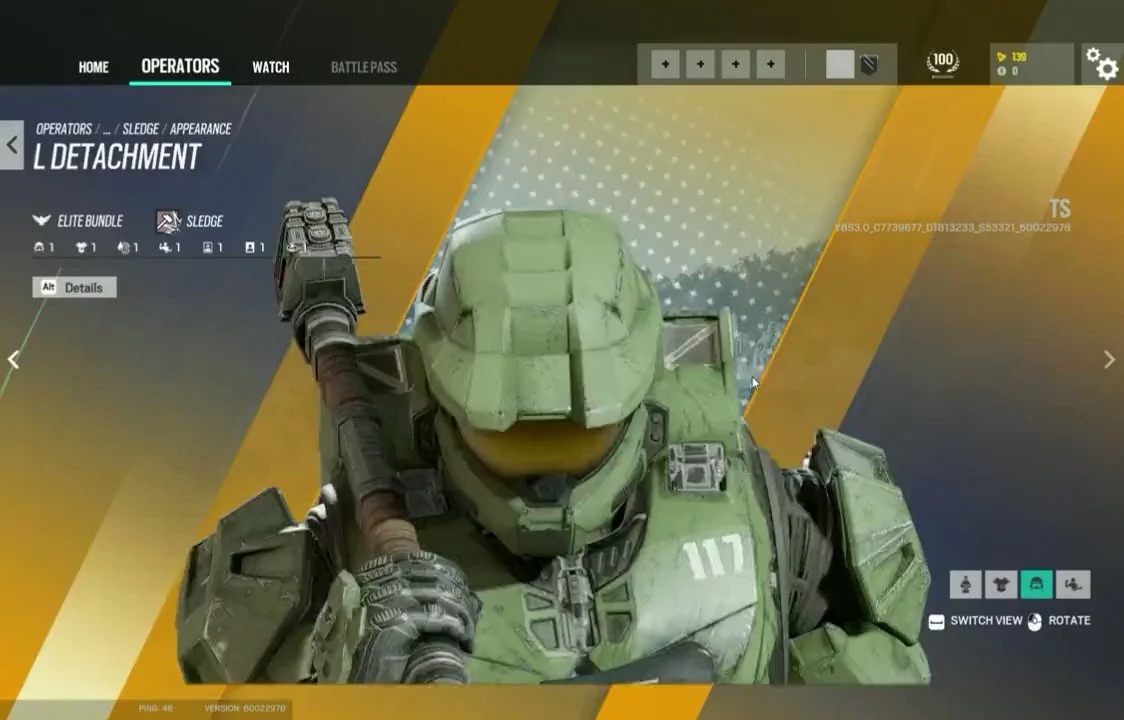 Rainbow Six Siege Master Chief