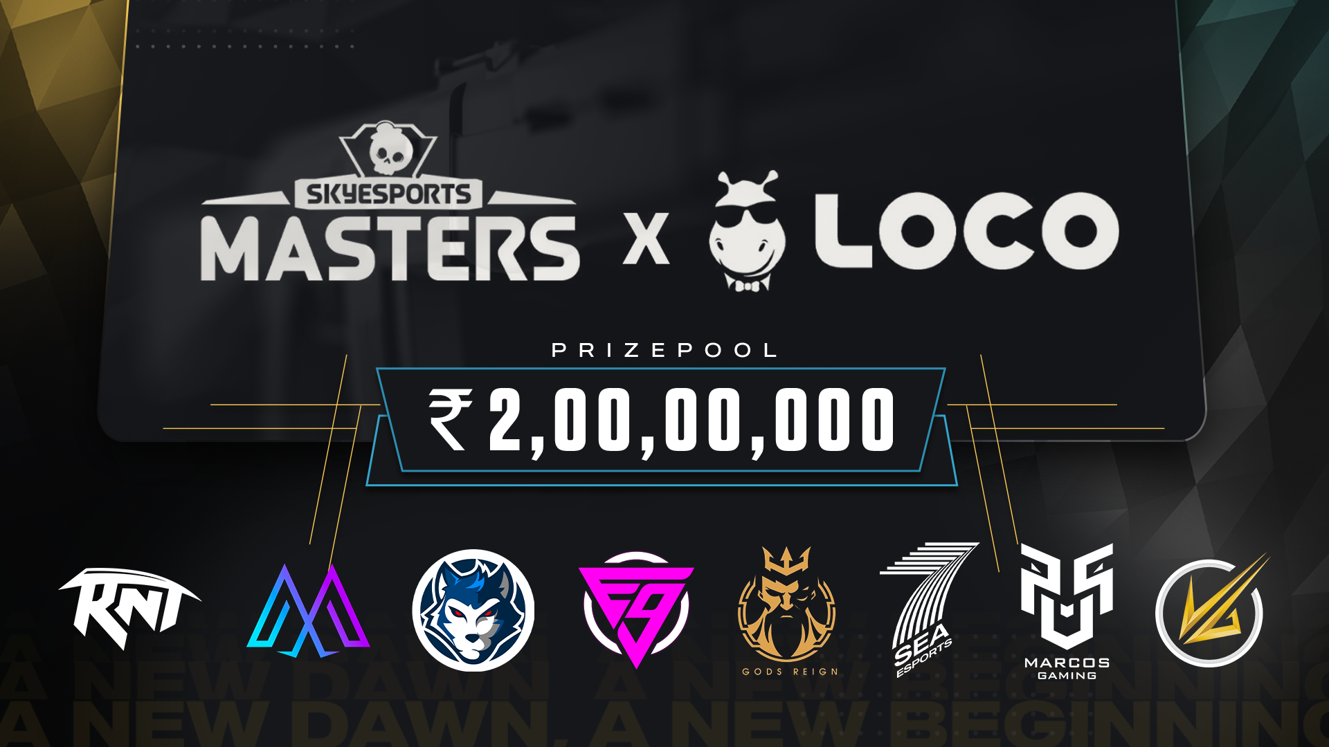 Skyesports and Loco Join Forces: Broadcasting Partnership for Skyesports Masters, India's Rs. 2 Crore Franchised Esports Tournament