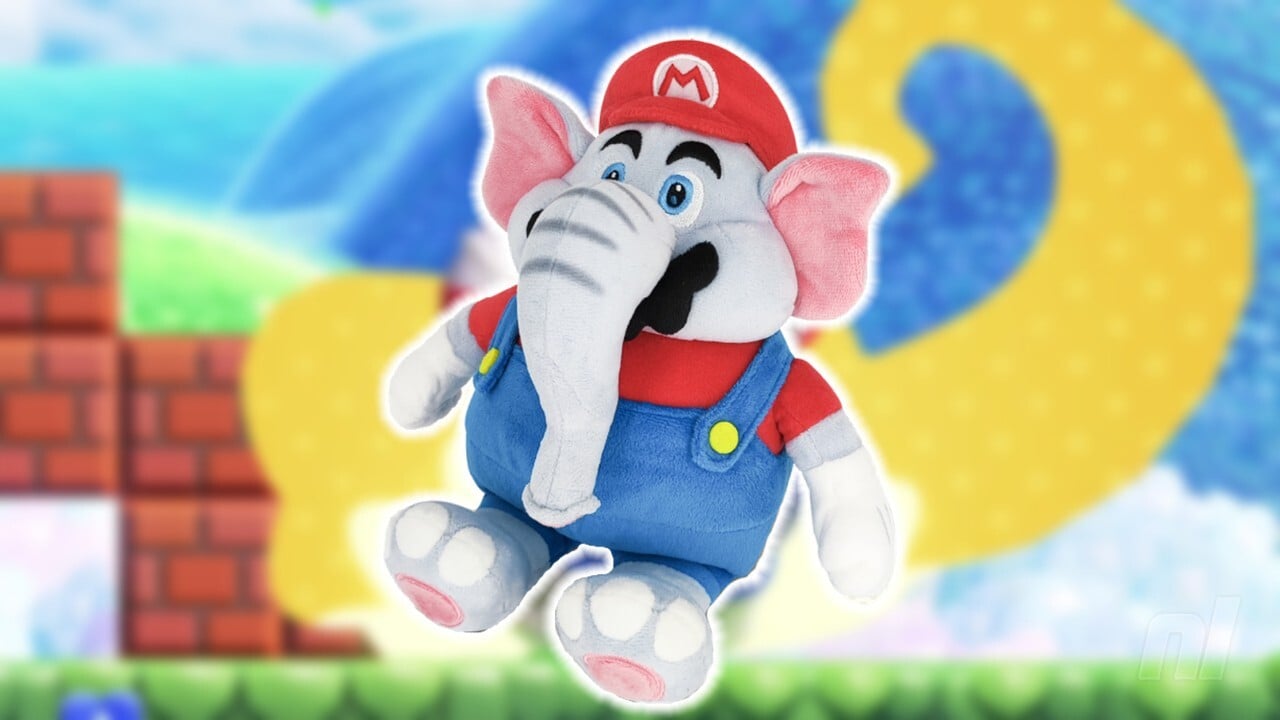 Wowie Zowie! An Elephant Mario Plushie Is On The Way In Early 2024