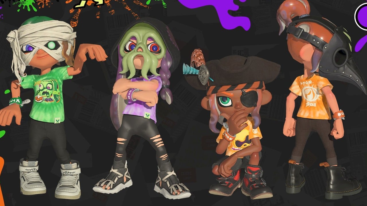 Splatoon 3 News Channel Is Giving Out Free In-Game Splatoween Gear