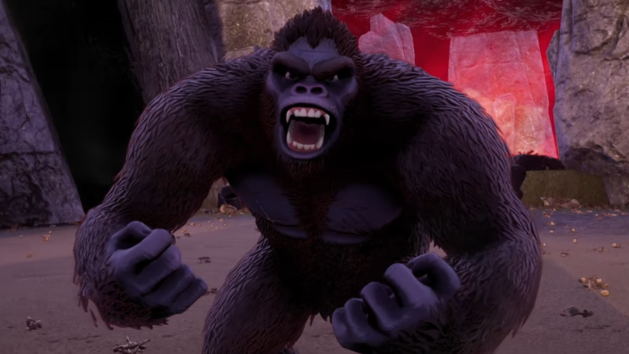 King Kong beating his chest.