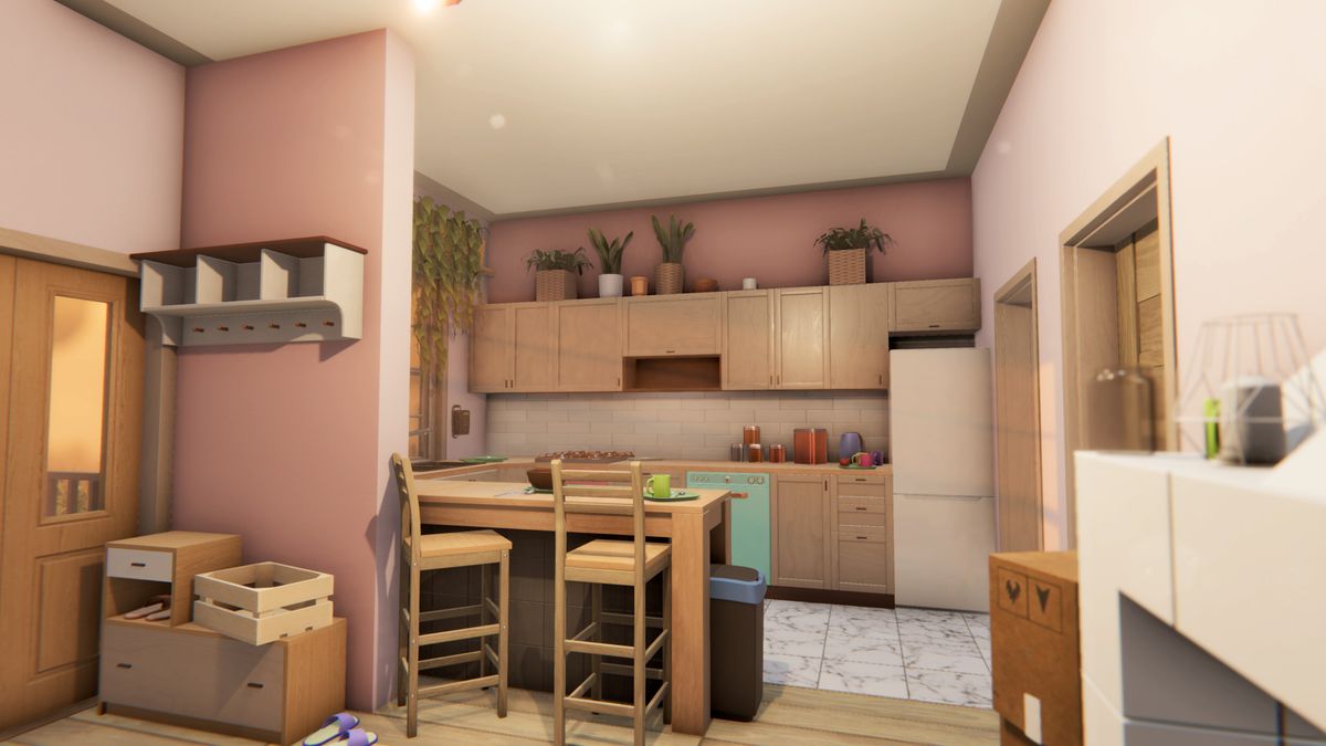 House Flipper 2’s sandbox mode basically looks like The Sims build mode in first person