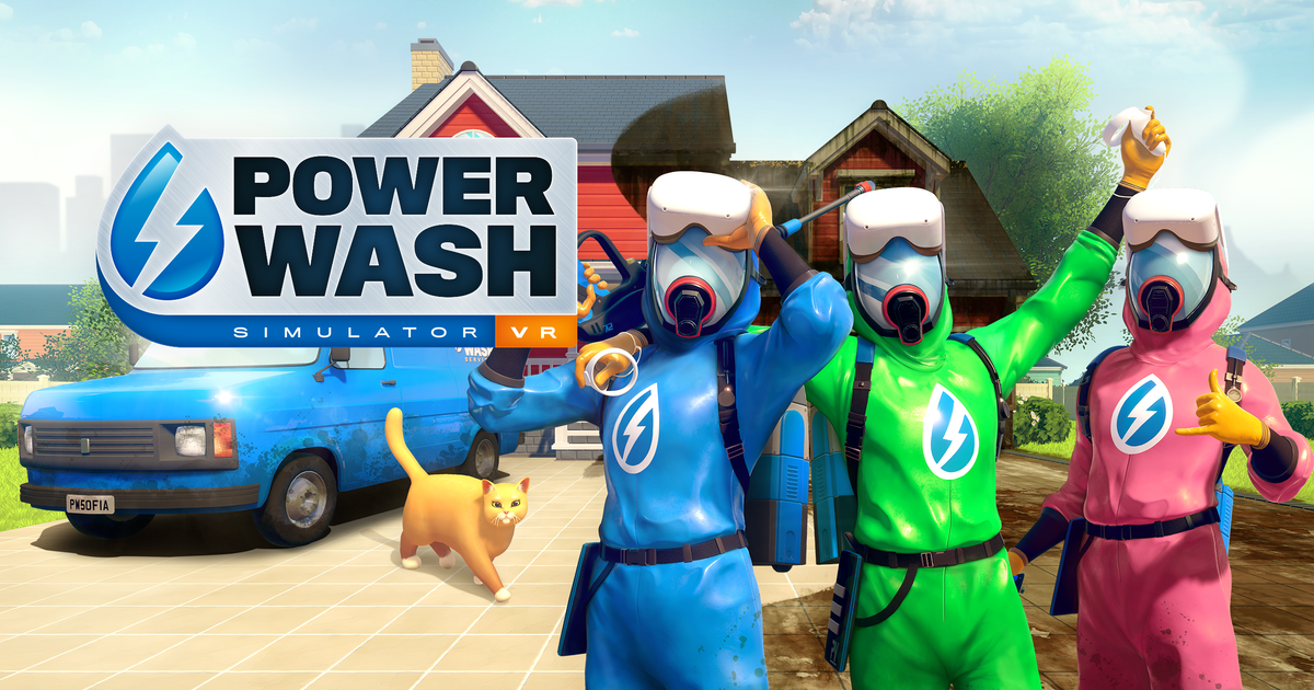 PowerWash Simulator blasts onto VR in November