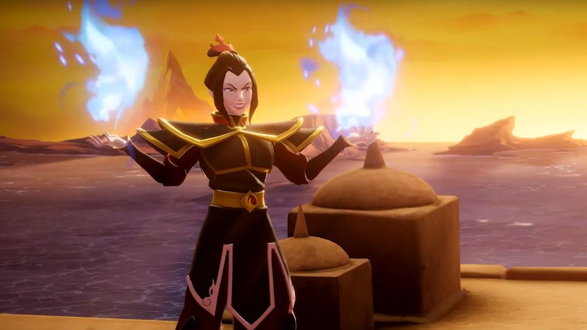 Watch the powerful firebender Azula kick the crap out of Stimpy in the final Nickelodeon All-Star Brawl 2 character reveal