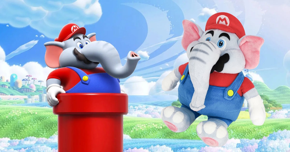 Elephant Mario official plush releases next year