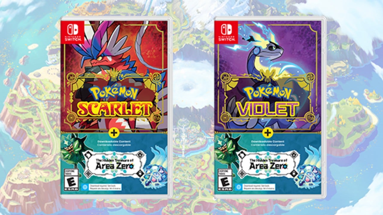 Reminder: Pokémon Scarlet & Violet + DLC Physical Release Now Available