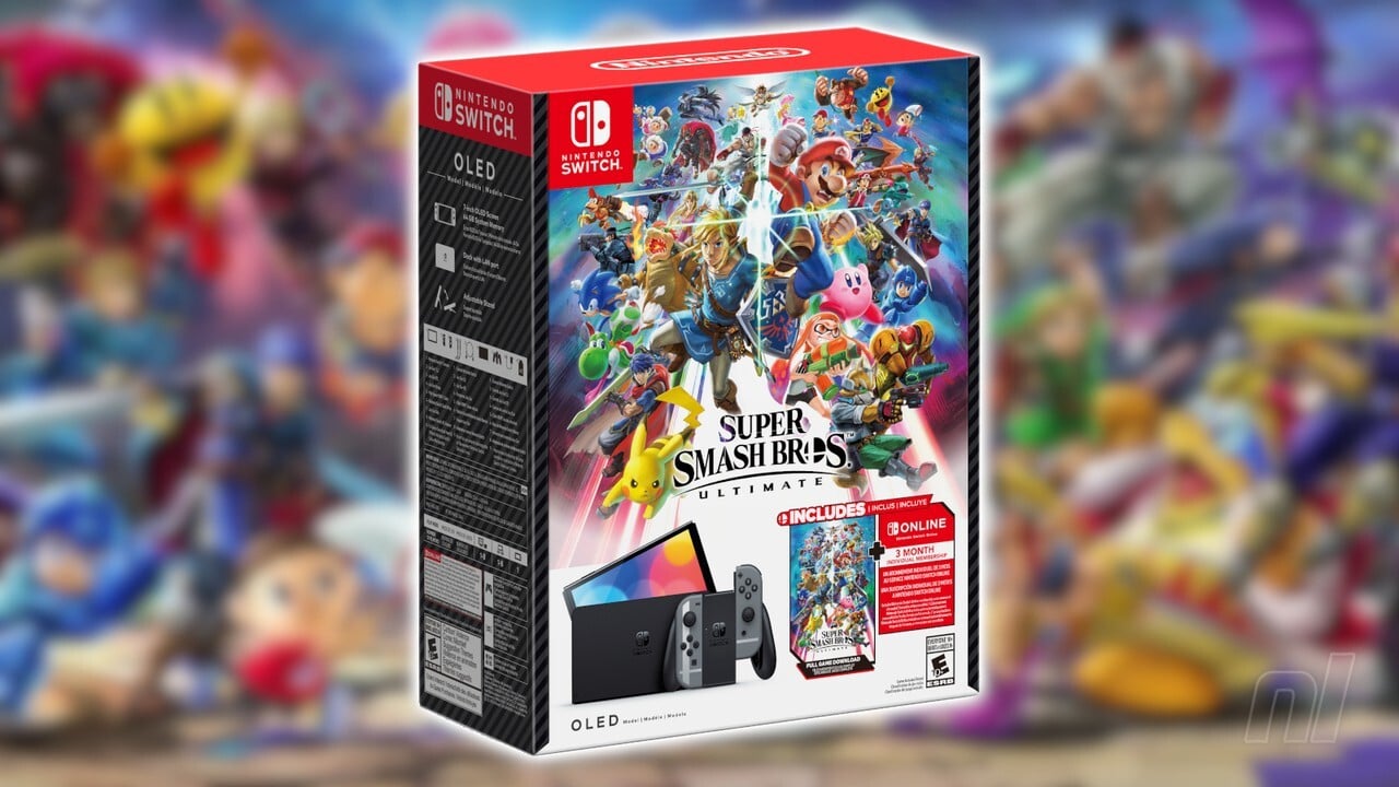 Nintendo Confirms New Smash Bros. Ultimate Switch OLED Bundle For Black Friday