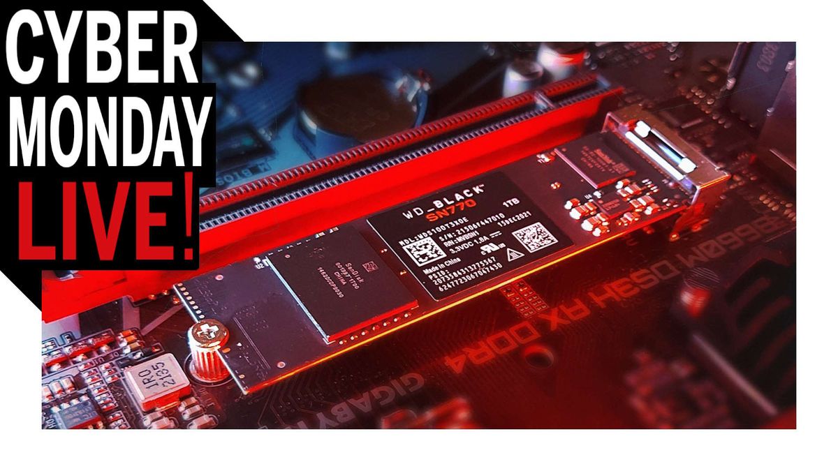 I'm tracking all the best Cyber Monday SSD deals live right now, join me in my palace of storage dreams