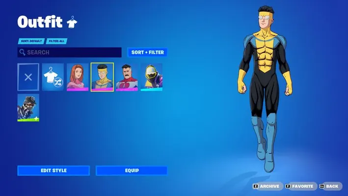 Invincible Skins Fortnite