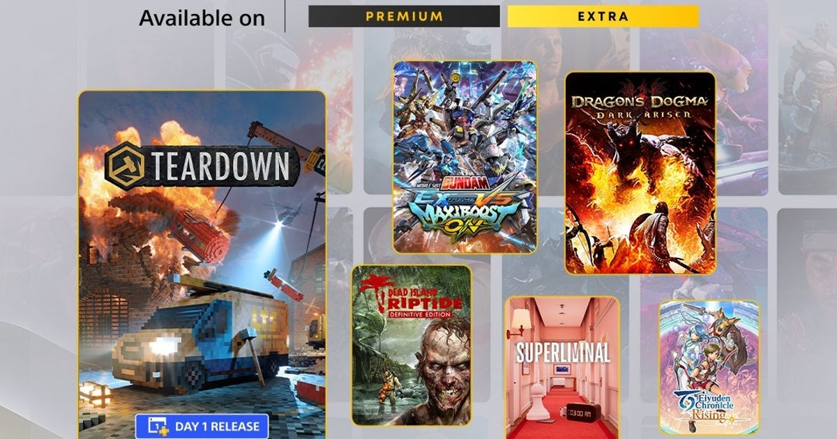 PlayStation Plus lineup for November includes day one release Teardown