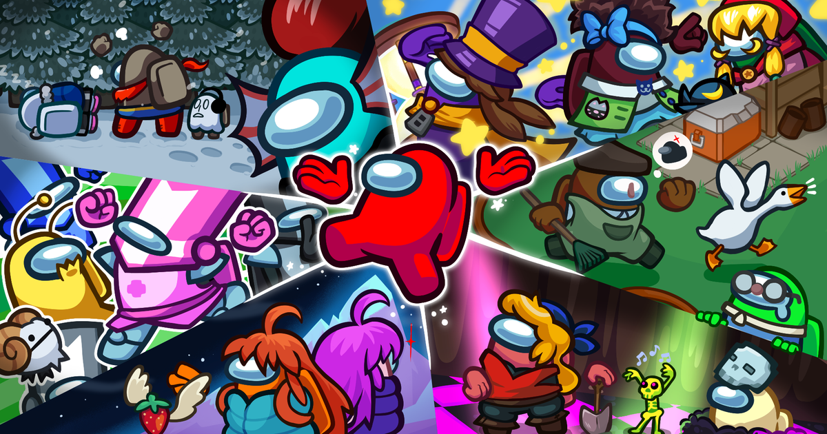 Among Us teams up with Untitled Goose Game, Celeste and more in new cosmetic bundle