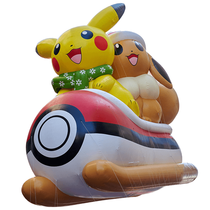 Pikachu & Eevee will be flying high at this year’s Macy’s Thanksgiving Day Parade