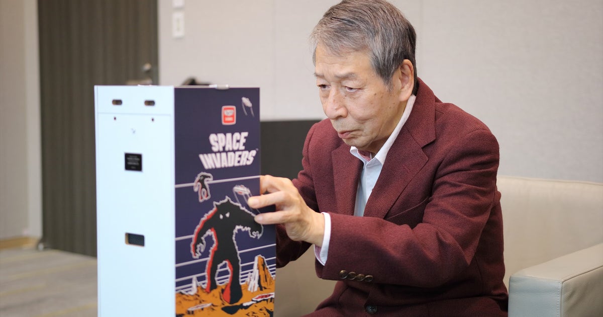 Here’s Space Invaders creator Tomohiro Nishikado playing a quarter-scale replica 45 years after it first released