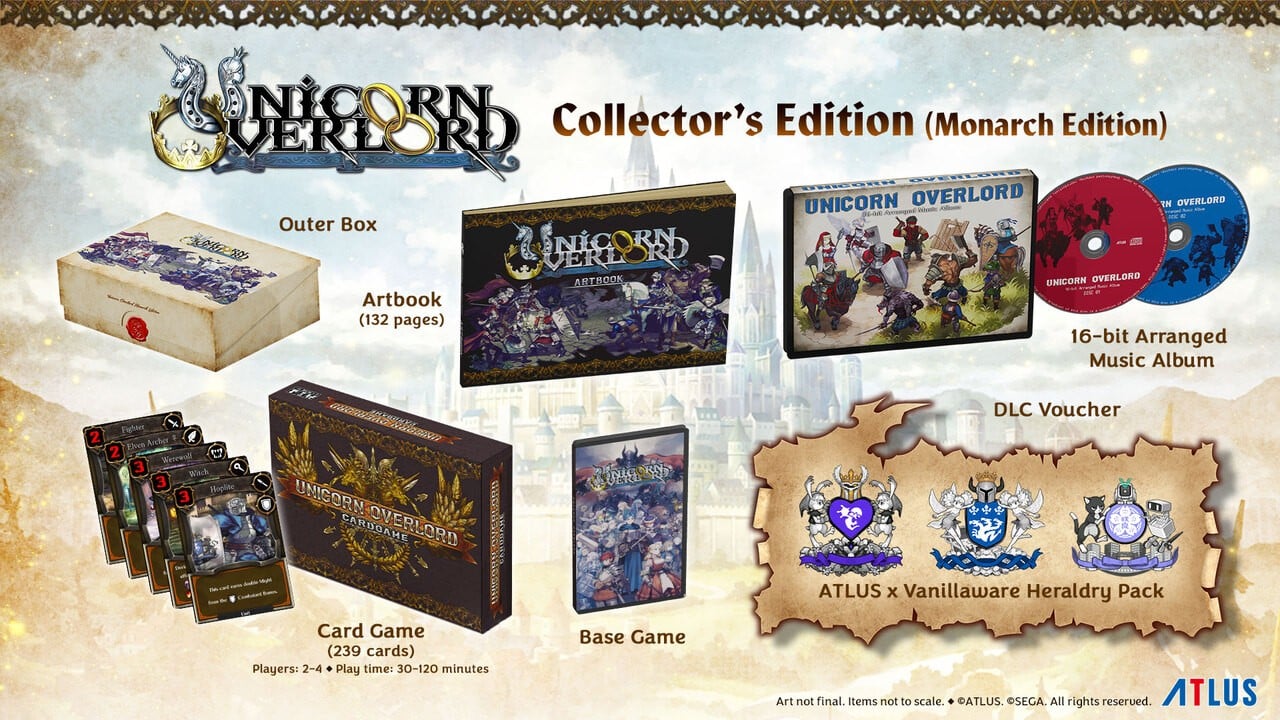 Here's A Look At Unicorn Overlord's Collector's Edition (Monarch Edition)