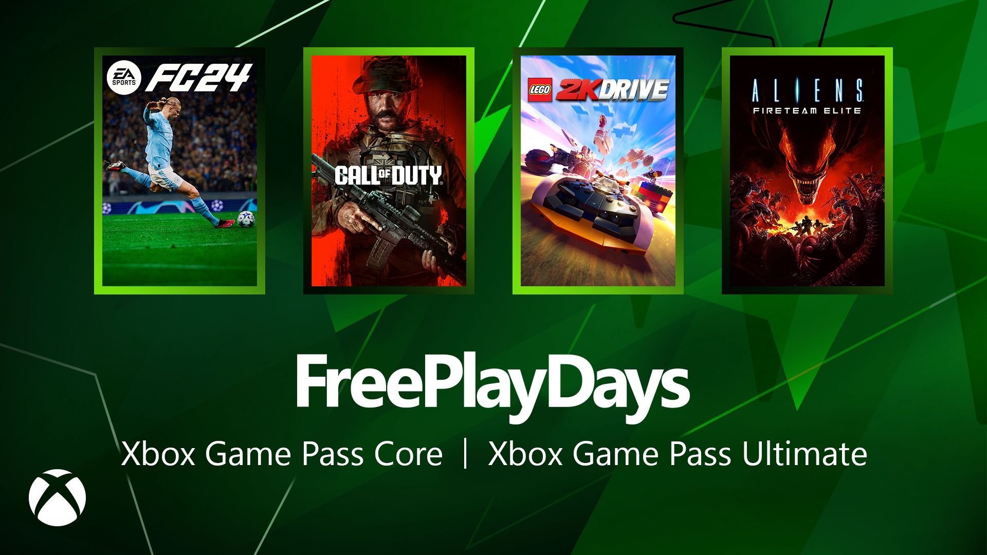Free Play Days – Call of Duty Modern Warfare III (Multiplayer/Zombies Only), EA Sports FC 24, Lego 2k Drive and Aliens: Fireteam Elite