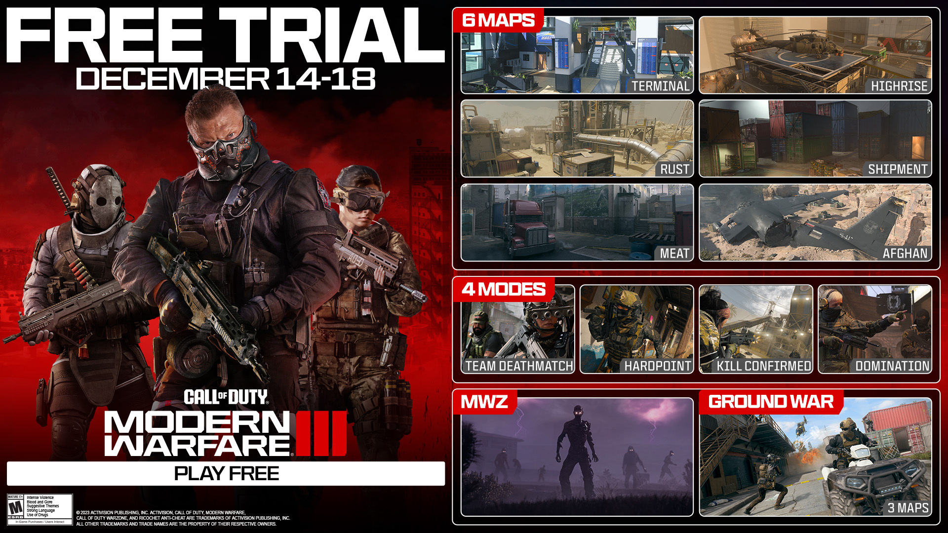 Modern Warfare III Season 1 Free Access