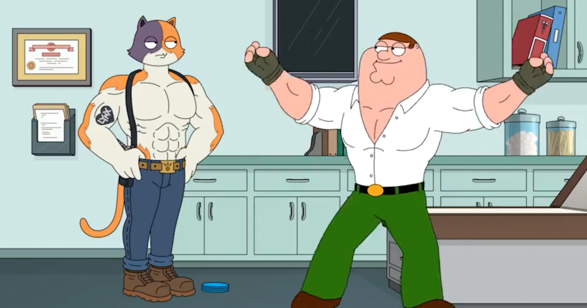 Here’s the canon explanation of how Peter Griffin got swole for the Fortnite crossover