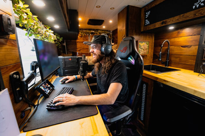 Going on the road with Vanlife, built around PC gaming and real-life exploration