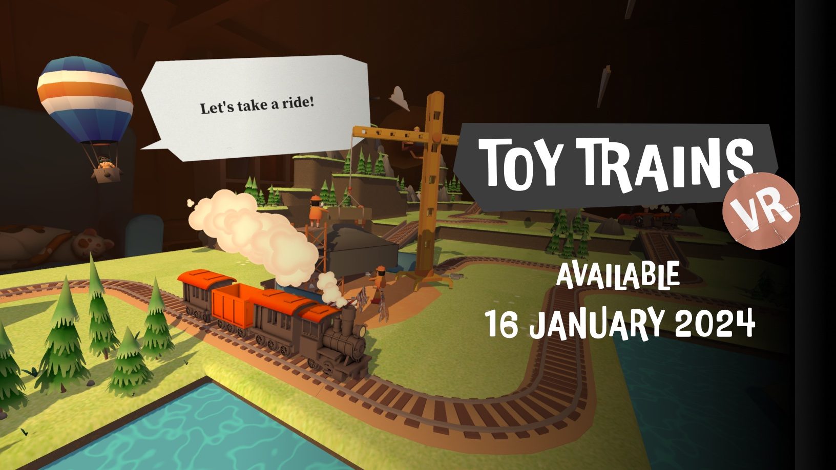 Toy Trains is a wholesome PS VR2 miniature railway builder from former Superhot VR devs, out January 16 – PlayStation.Blog