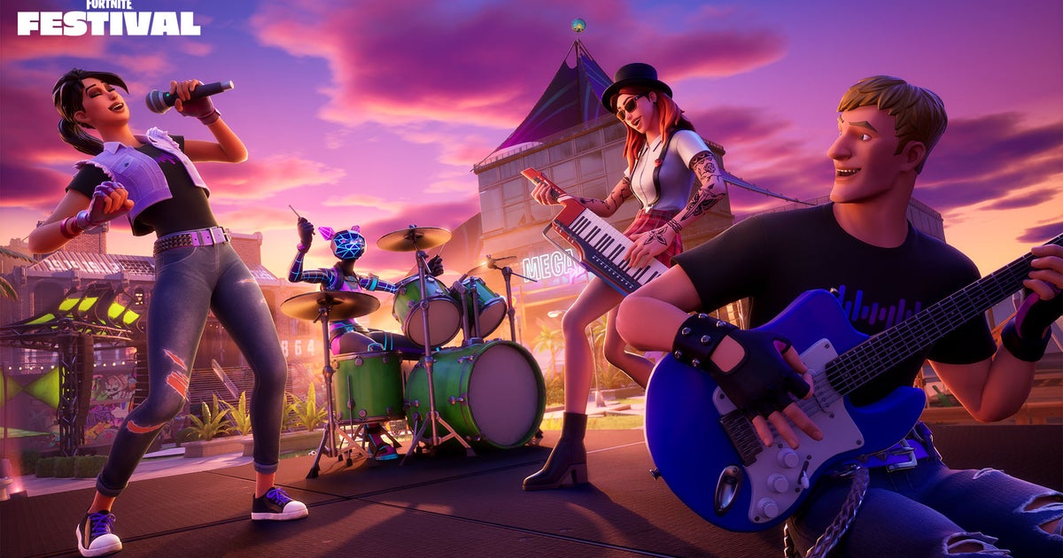 Rock band developer Harmonix’s new Fortnite music mode will support instrument controllers