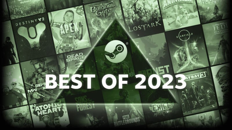 Starfield, Baldur's gate 3, and Hogwarts Legacy Lead Steam's End Of Year Stats