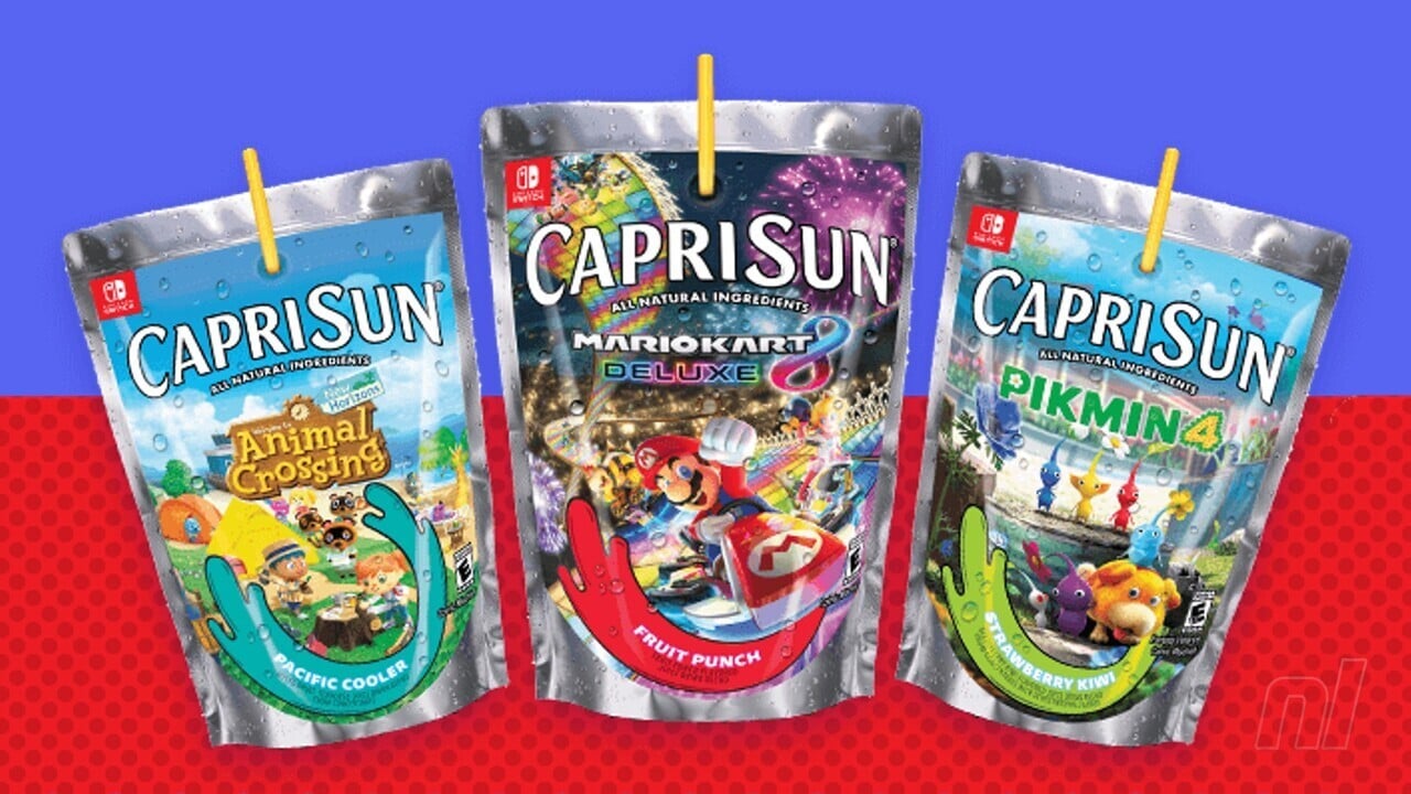 Random: Nintendo Teams Up With Capri Sun To "Slurp To Win" Switch OLED (US)