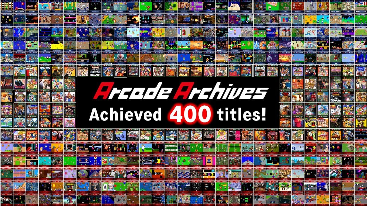 Hamster Corporation Celebrates 400 Arcade Archives Titles On Switch