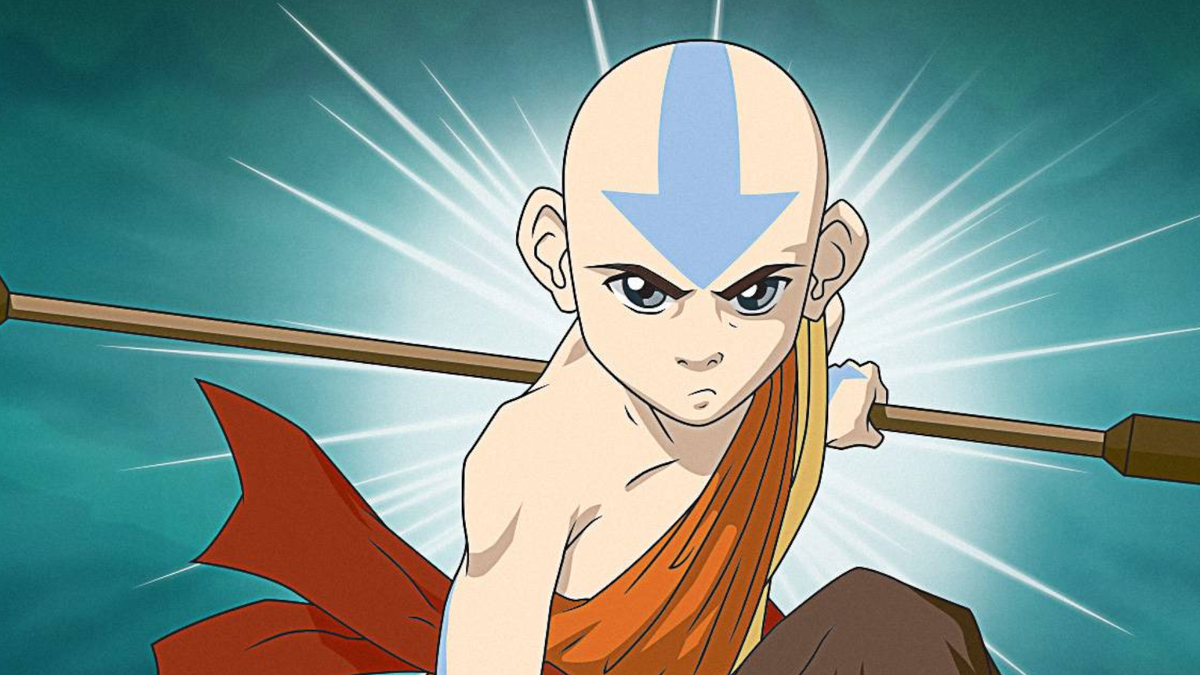 An image of Aang from Nickelodeon