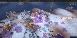 Be a fantasy god smashing an army of terraforming robots in Gods Against Machines