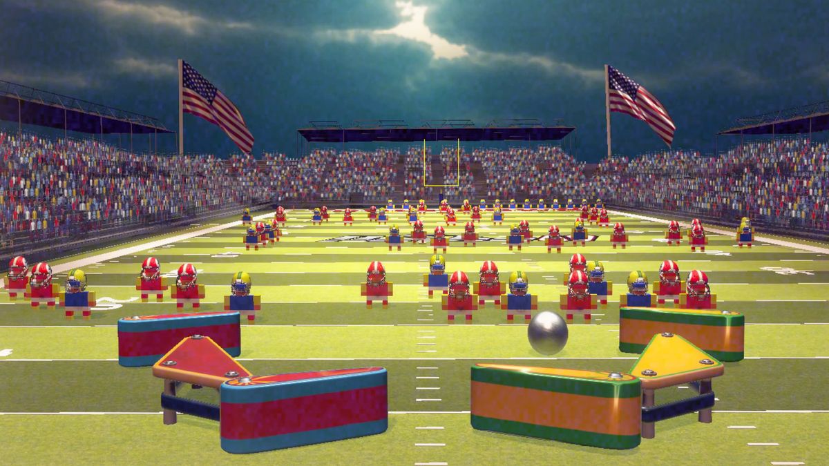 Our simulated Super Bowl 2024 predicts only a single touchdown because it’s really hard to score a touchdown in the pinball game we used for the simulation