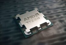 Generic product image of an AMD Ryzen CPU, against a stylised background