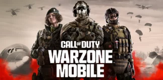 Image of Warzone Mobile gameplay: A screenshot of Warzone Mobile in action, showing a player on Verdansk.