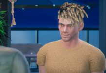 Life By You - A a character with dreadlocks wearing a yellow shirt in a conversation