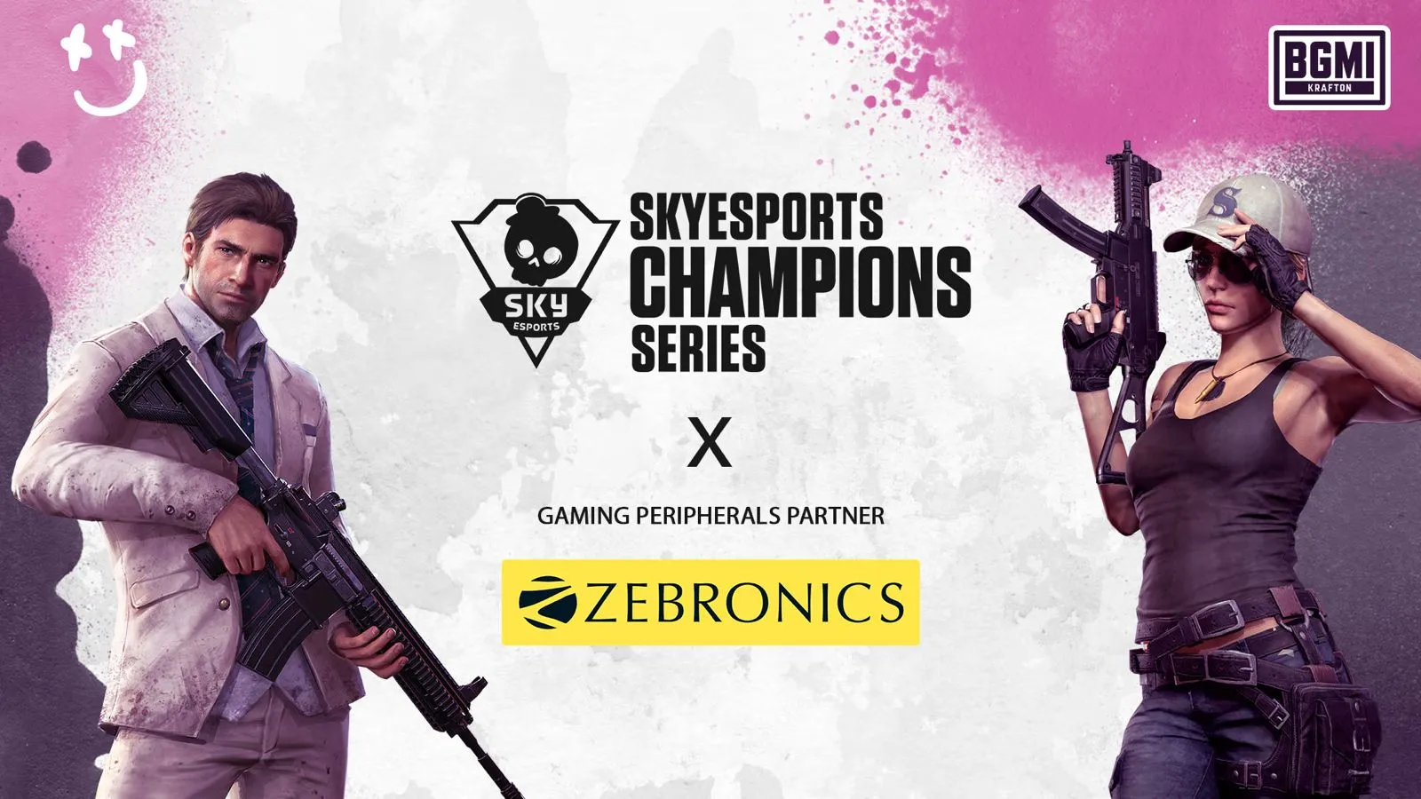 Zebronics Partners with Skyesports for BGMI Champions Series 2024