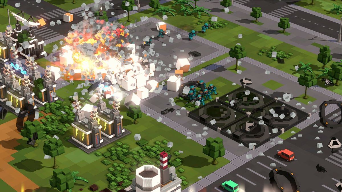 Here’s a blocky voxel RTS from the studio that made the Command & Conquer remasters