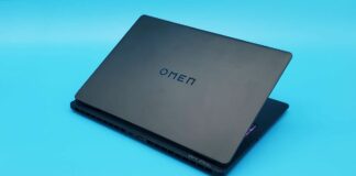 HP Omen Transcend 14 gaming laptop from various angles