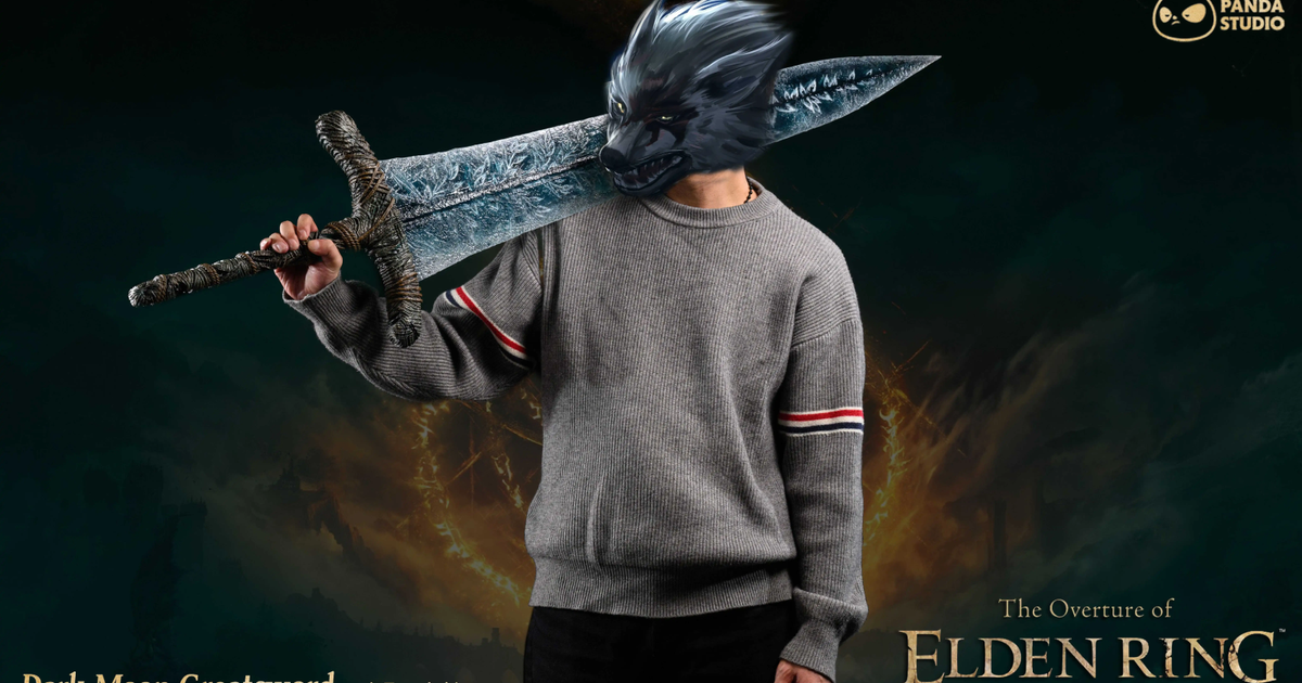 Elden Ring's iconic Dark Moon Greatsword replica available for £360