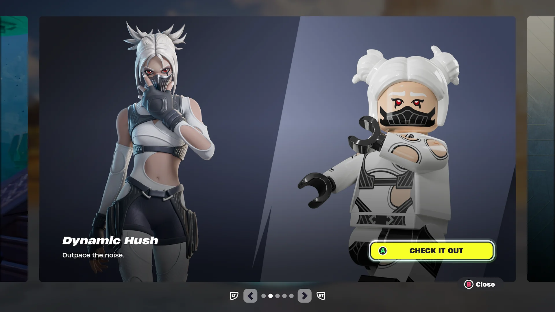 dynamic hush fortnite