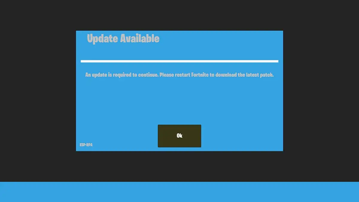 How to Fix “An Update Is Required To Continue” Error in Fortnite? » TalkEsport