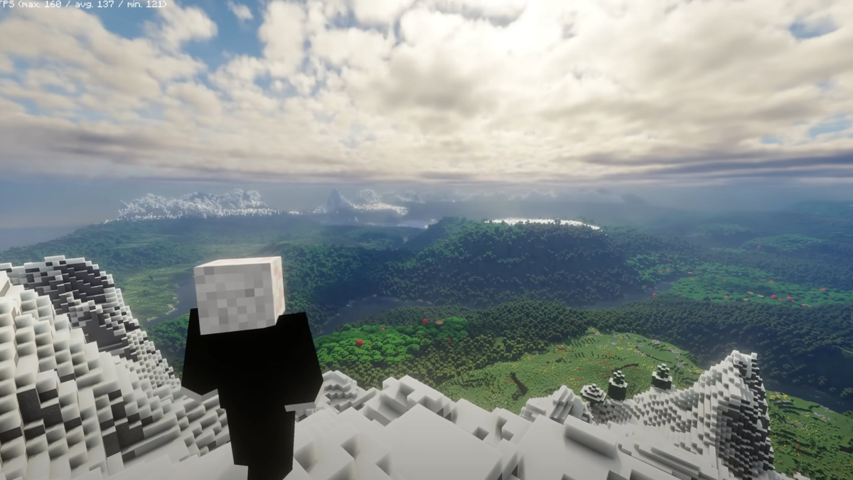 Distant Horizons mod blows past Minecraft’s max render distance, pushing viewable terrain out to an unbelievable 512 chunks