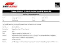 2023-24 Round 7 Race Appeal No 52 - Car 41